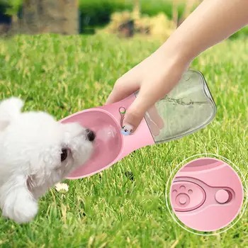 

Portable Pet Cat Dog Water Feeder Drinking Bottle Dispenser Eco-Friendly Durable Outdoor Drinking Bowl Outdoor Travel Tools