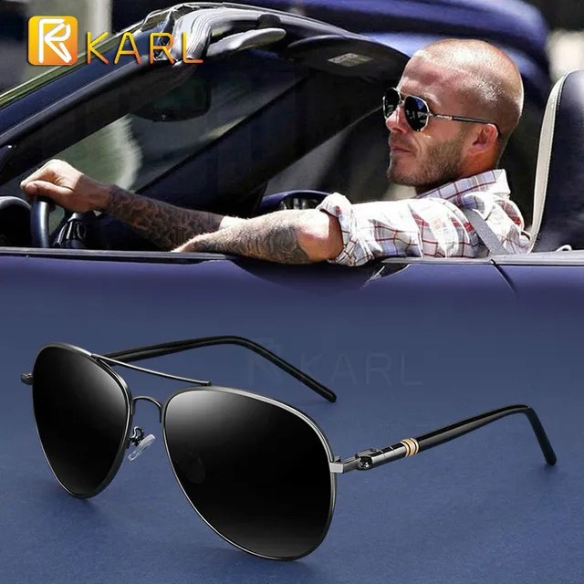 Classic Sunglasses Polarized Men Driving Glasses Black Pilot Sun Glasses Brand Designer Male Retro Sunglasses For Men/Women 4