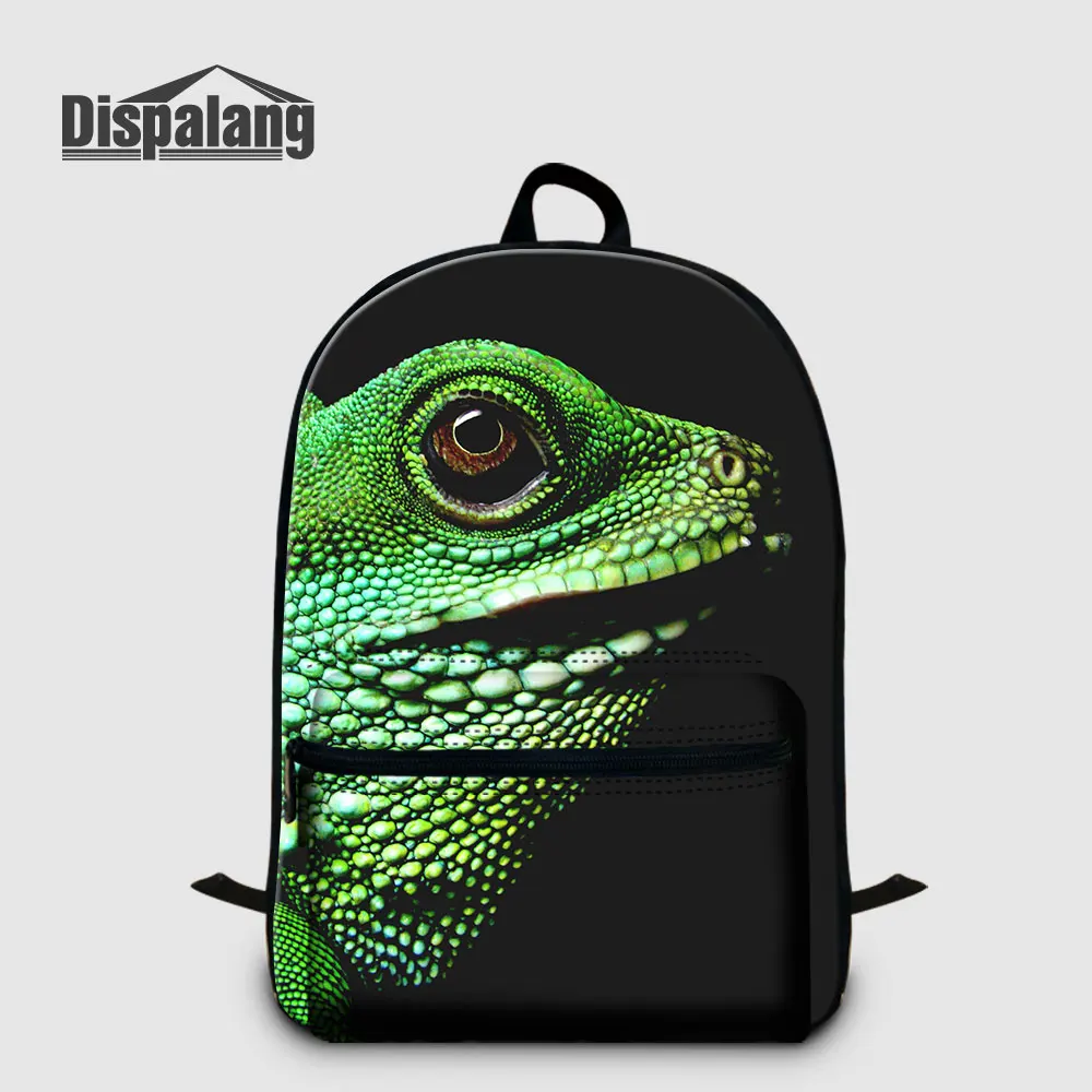 Backpack23 Студенческий рюкзак на плечо, рюкзак для ноутбука с изображением ящерицы, мужской рюкзак для путешествий, детский Холщовый Рюкзак Mochila, сумки для книг, Прямая поставка - Цвет: Backpack23