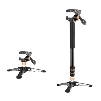 

Retractable Tripod Photography Monopod Base For DSLR Camera Canon Sony Nikon Fujifilm Ajustable Three Feet Support Stand Bracket