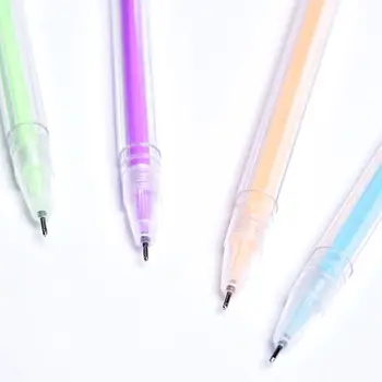 

9/12 Colors 0.6mm Manga Cartoon Creative highlight Colored Writing Ballpoint Pen School Office Stationery Writing Painting Tool