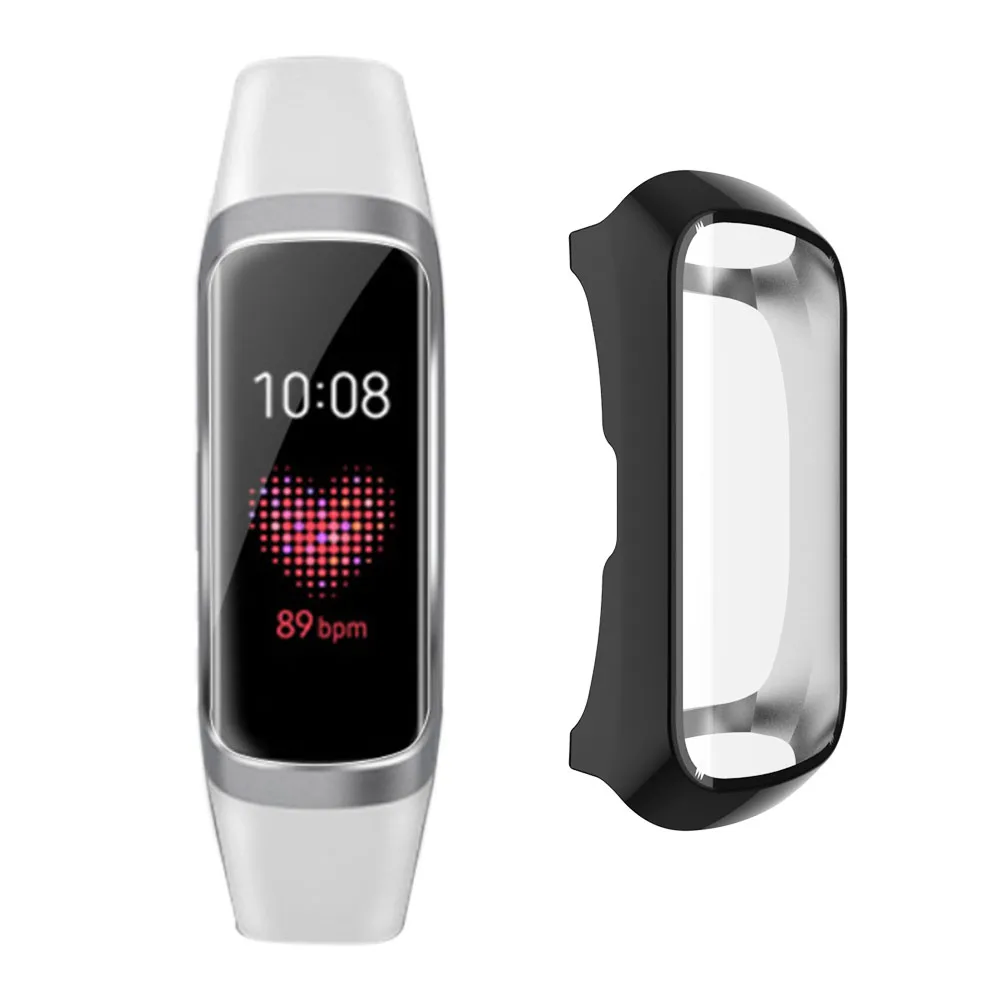 For Samsung Galaxy Fit-e SM-R375 Soft Screen Protect Cover Smart Watch Full TPU Case Scratch-resistant Band Accessories | Электроника
