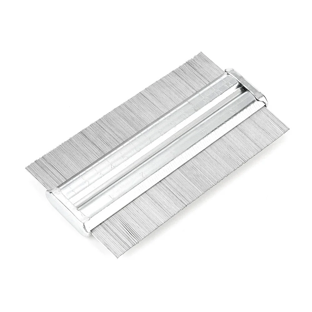 

150mm Contour Gauge Profile Gauge Metal Marking Gauge Stainless Steel Multi-Functional Woodworking Measure Tool