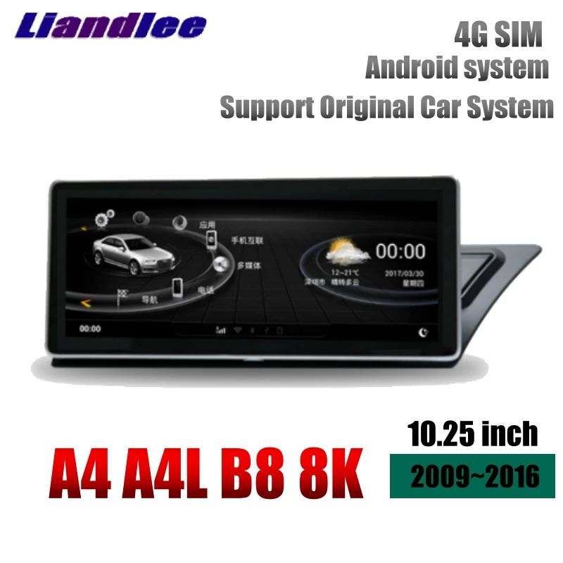 Liandlee автомобильный мультимедийный плеер NAVI для Audi A4 A4L RHD 2009 ~ 2016 MMI правый руль