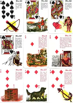 

52pcs English version Gypsy Witch Fortune Telling Cards set boxed playing card tarot cards game