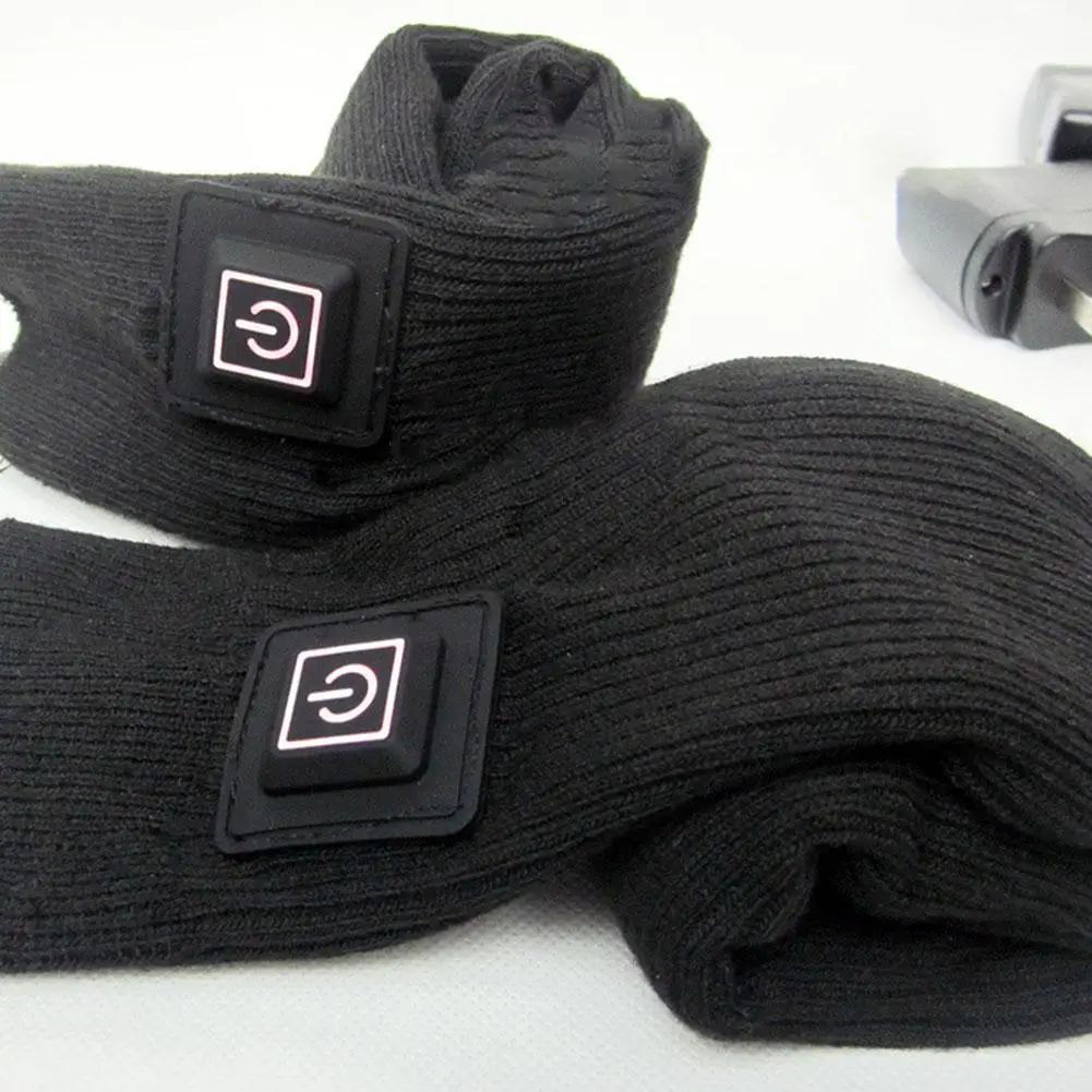 Thermal Cotton Heated Socks Sport Ski Socks Winter Foot Warmer Electric Warming Sock Battery Power Men Women Heating Socks Cloth