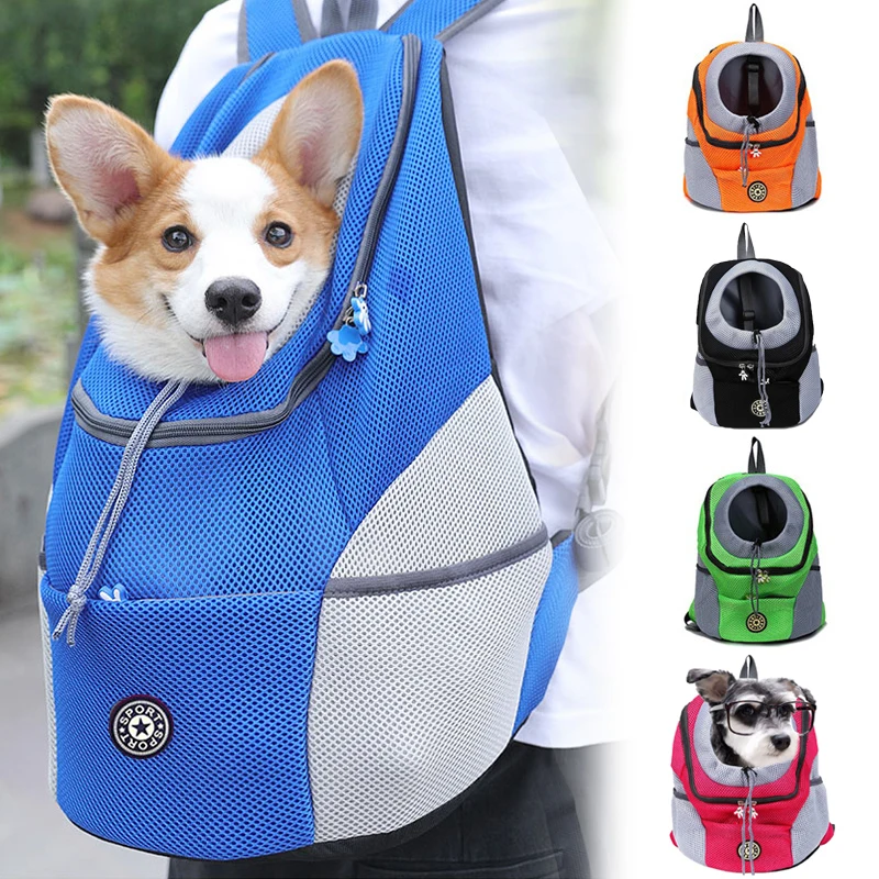 Dog Backpack Puppy Dogs Carrier Bag Durable Padded Shoulder Pet Cat Outdoor Portable Packaging Carrying Supplies | Дом и сад