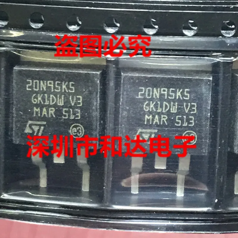5 шт. STB20N95K5 20N95K5-263 950V 17.5A