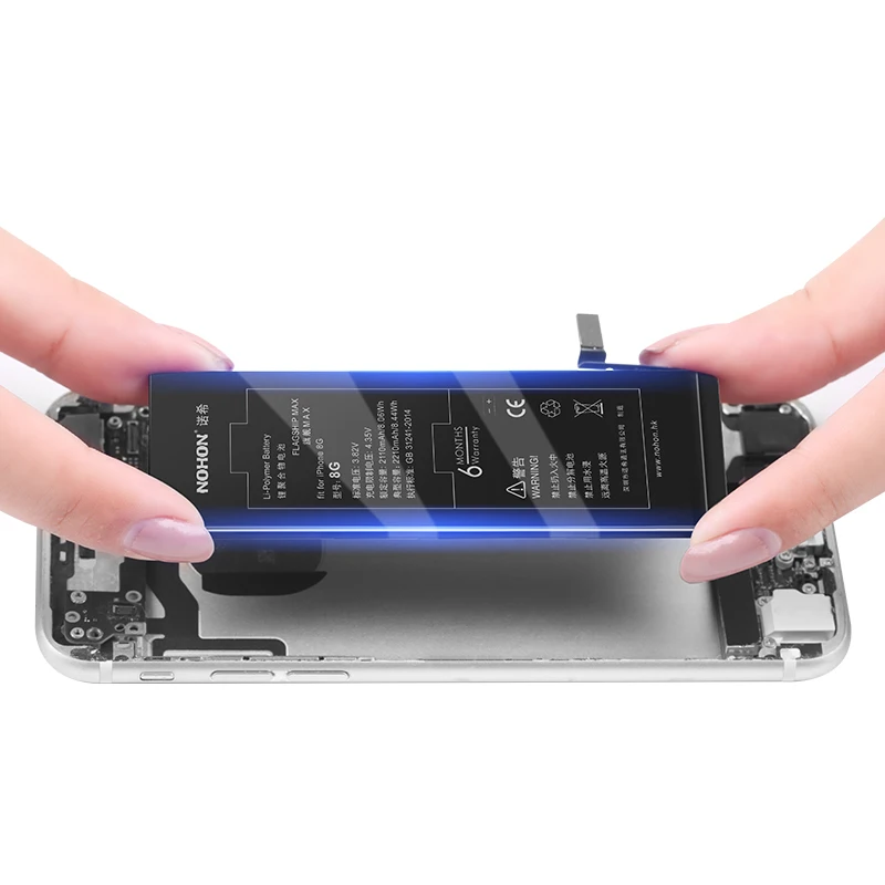 NOHON аккумулятор для Apple iPhone 8, 7, 6, 6 S, 5S, 6G, 7G, высокая емкость, сменный полимерный литий-ионный аккумулятор для телефона