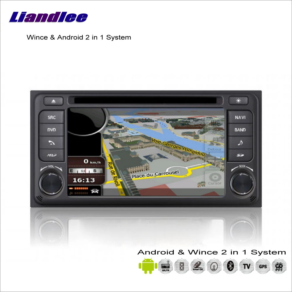 Автомобильная Мультимедийная стереосистема Liandlee на Android для Toyota Etios 2012 ~ 2013 радио