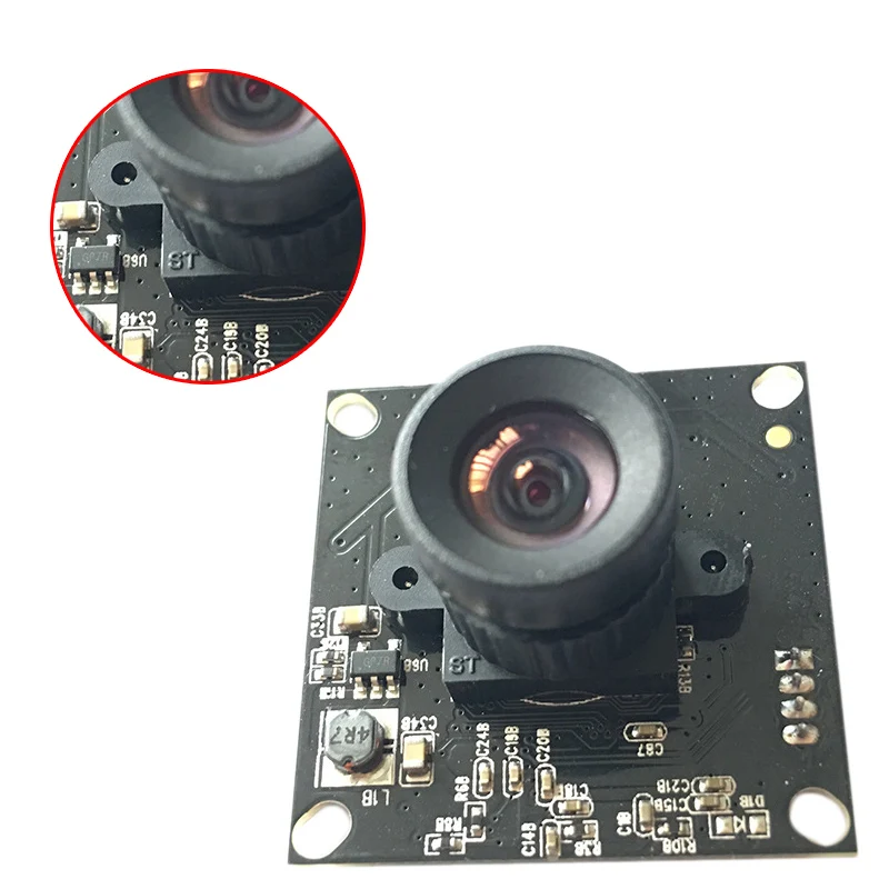 2-мегапиксельная плата модуля USB камеры 120 ° OV2710 CMOS сенсор с ночной версией без искажений для конференции/промышленного/Интернет оборудования