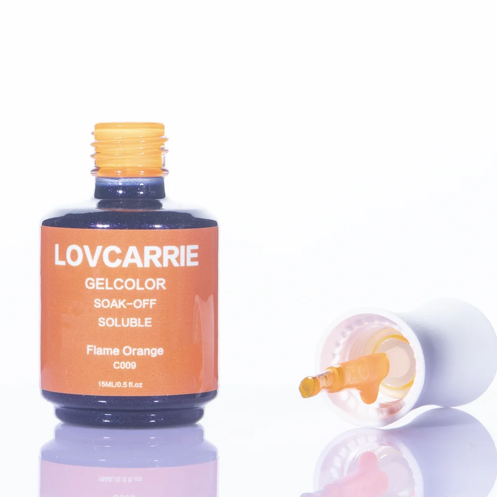 LOVCARRIE 15 мл УФ гель для ногтей неоновый цвет оранжевый красный косметика лаки Vernis
