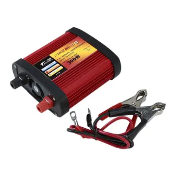 

Car Power Inverter DC 12V to AC 220V with 2x Charging USB Ports + AC Outlet Sine Wave Power Inverter 300W/500W/1000W