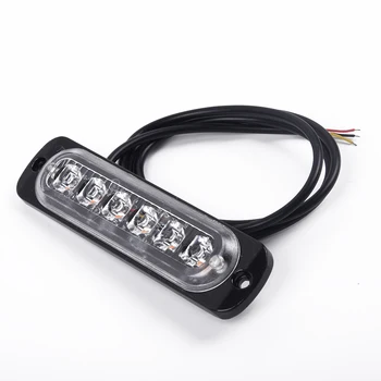 

Bar Strobe Lights 12V-24V DC Car Warning Flashing Waterproof IP67 Replacement 6 LED
