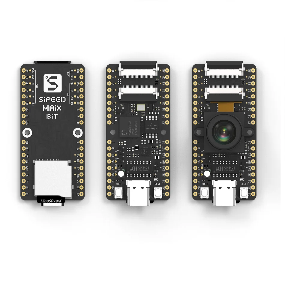 Sipeed MAix BiT for RISC-V AI+IoT K210 Inline Panel Dev. Board 1st RV64 AI board for Edge Computing