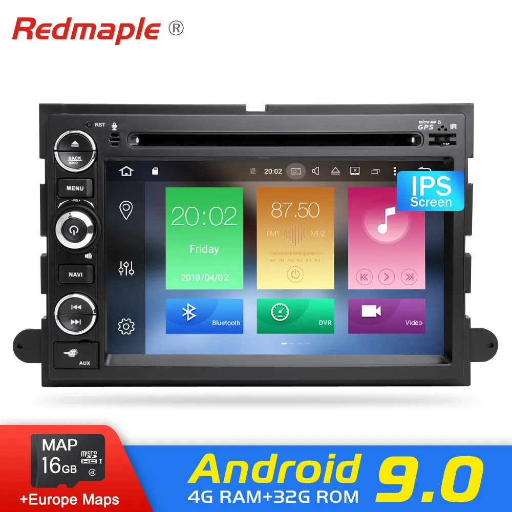 

Android 9.0 Car Radio DVD Player Navigation For Ford Edge Expedition Escape F150 GPS WIFI Bluetooth Video Multimedia Stereo