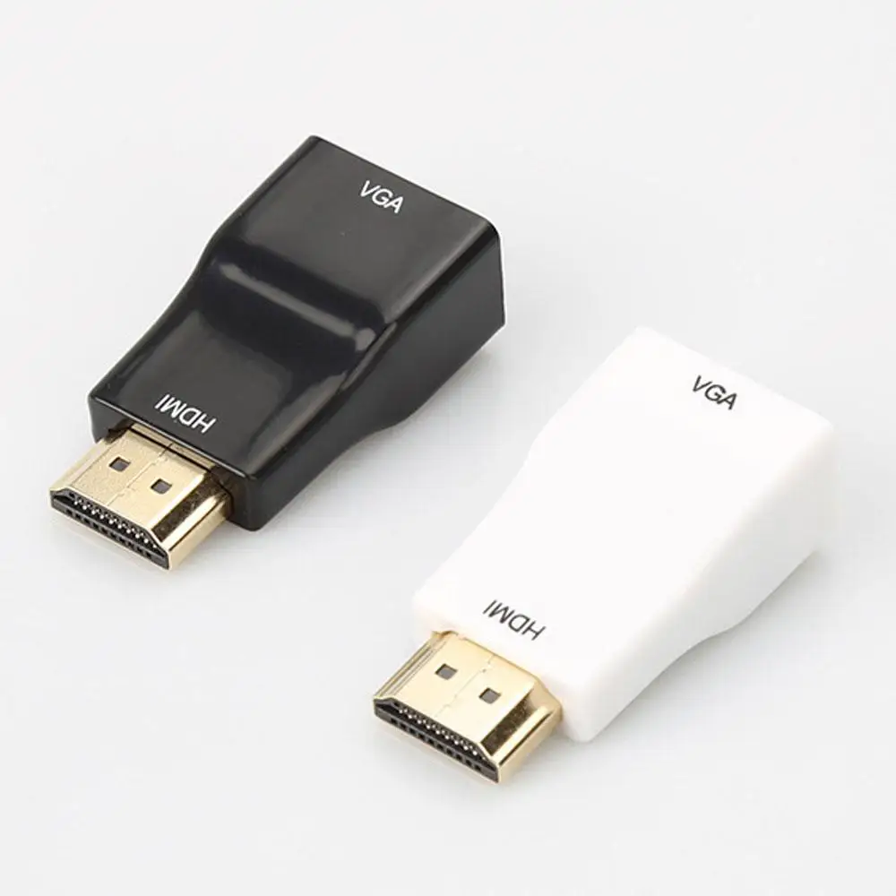  HDMI A VGA Adattatore Cavi Audio Converter Maschio A Femmina HD 1080P Per Il Computer Portatile Del