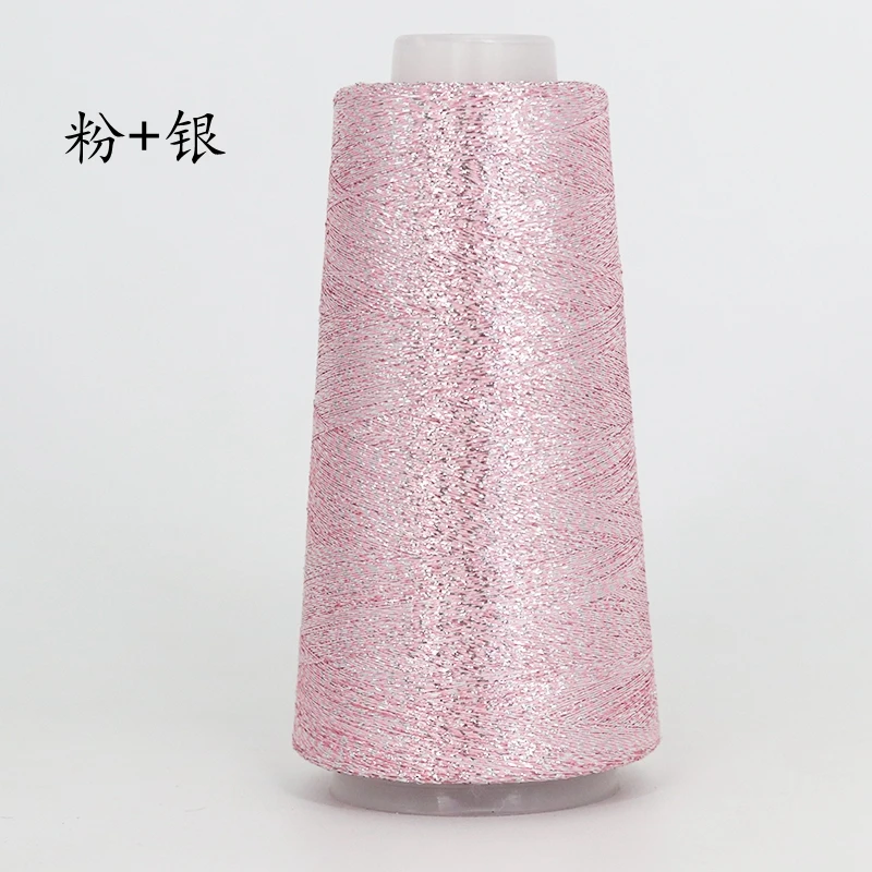 Premium Gold & Silver Acrylic Embroidery & Sewing Thread - 2000m Spool
