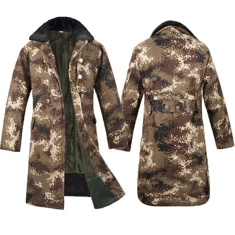 

Cold-proof Keep Warm cotton wadded jacket Military coat Thickened camouflage coat Cotton-padded jacket Men Labor protection coat