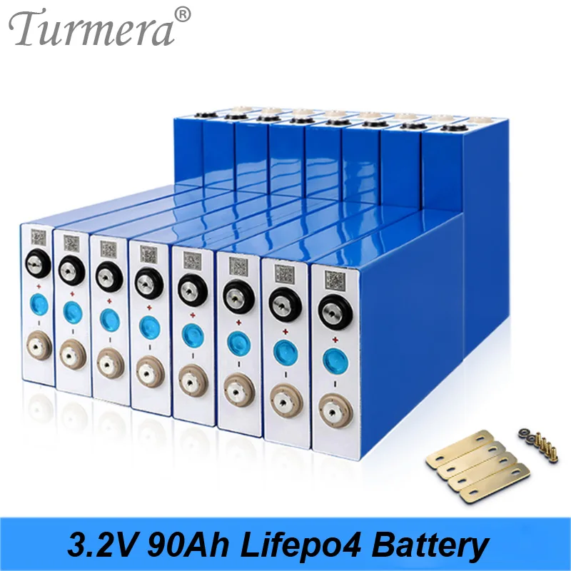 2020 New Turmera 3.2V 90Ah Lifepo4 Battery Lithium iron phosphate battery for Electric Boat and Uninterrupted Power Supply 12V 06