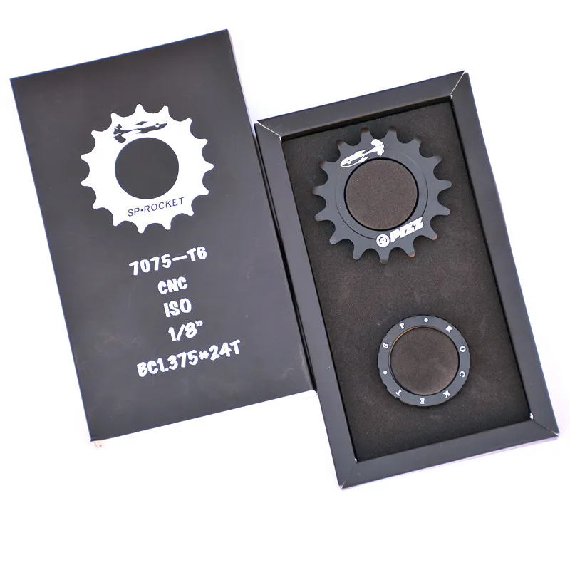 17t Fixed Gear High Quility Bicycle Wheel Cogs Matte Black 7075t6