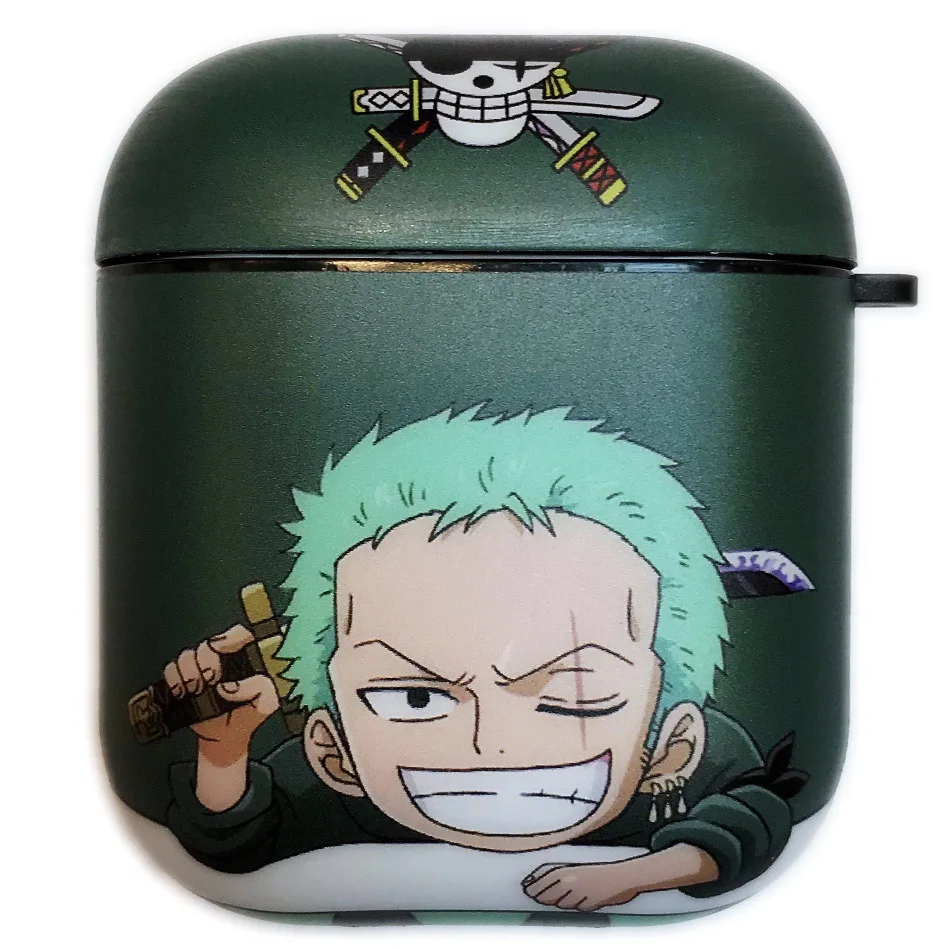 Аниме one piece Ace Зоро, Луффи беспроводные Bluetooth наушники гарнитура ЖЕСТКИЙ чехол для защиты подарочная коробка - Цвет: Zoro