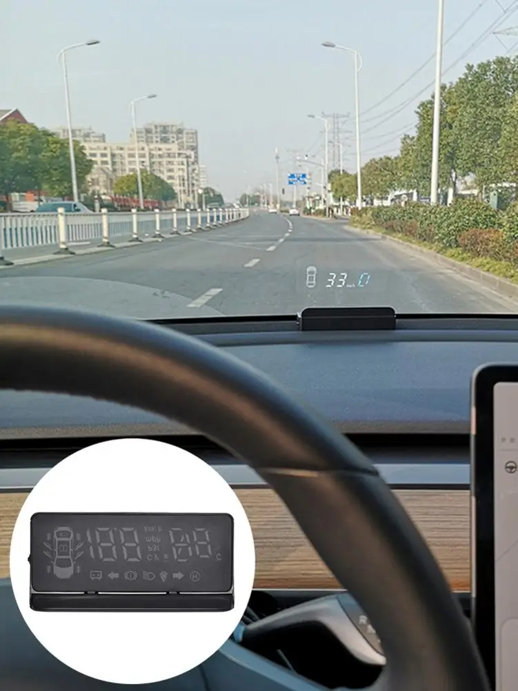 Pull Model3 HUD 12V Head-up Display Vehicle Speed