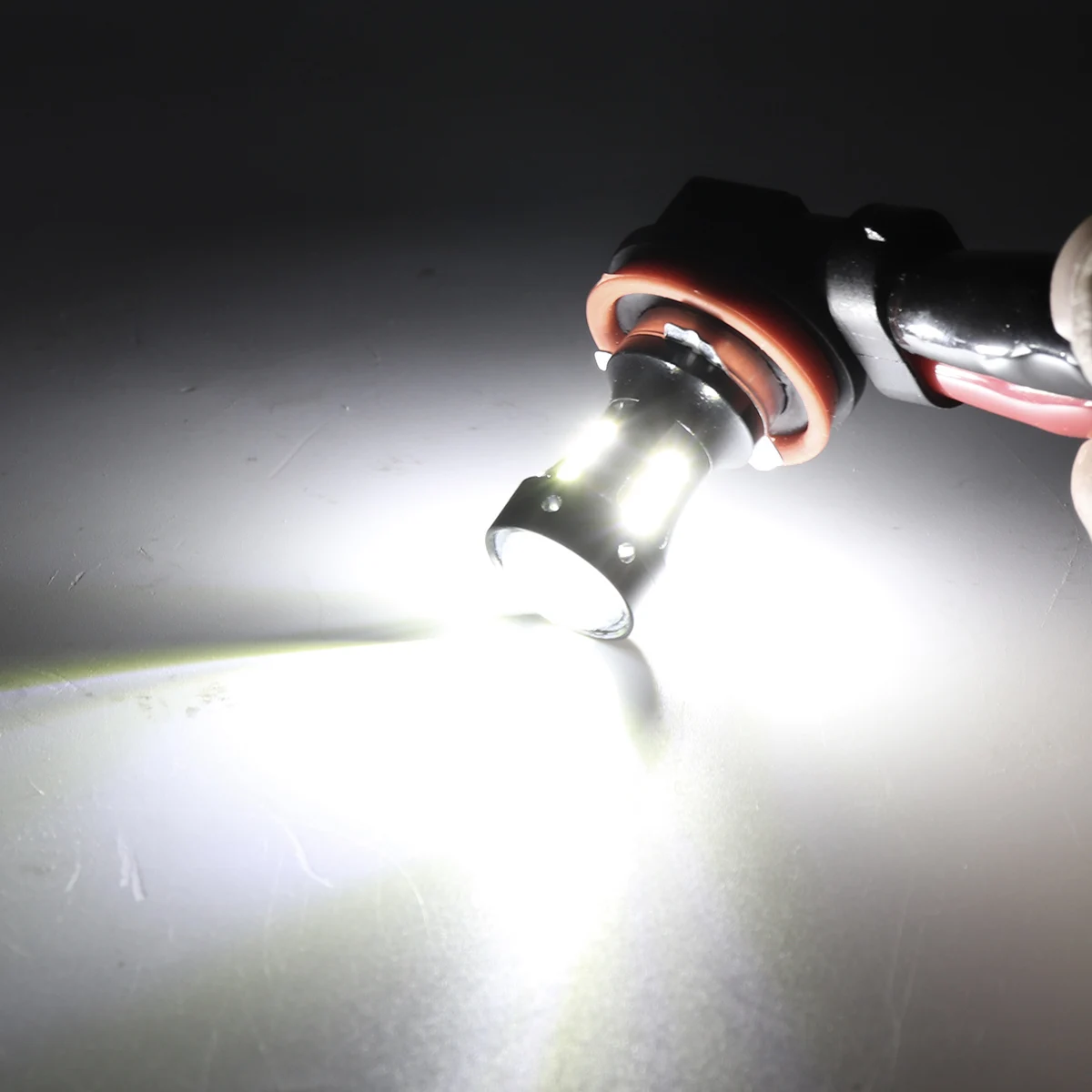 Автомобильная противотуманная фара светильник 2 шт./лот 12V H8 H11 3030 SMD светильник s 800LM 6500 K-7500 K белый, вождения, бега, Светодиодный прожектор лампы светодиодные лампы светодиод Светодиодная лампа светильник лампы