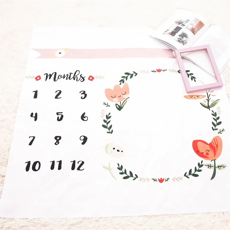 Couverture Pour Nouveau Ne Tapis De Jeu Pour Bebe Calendrier Et Photo Accessoire Pour Cheveux Motif Nœud Accessoire Pour Photo Aliexpress