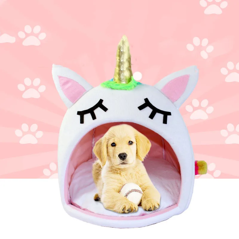 

Manlin Catches Pet Kennel Kennel Cat Kennel Large and Small Kennel Hamster Kennel Unicorn Modeling Kennel Dog Beds