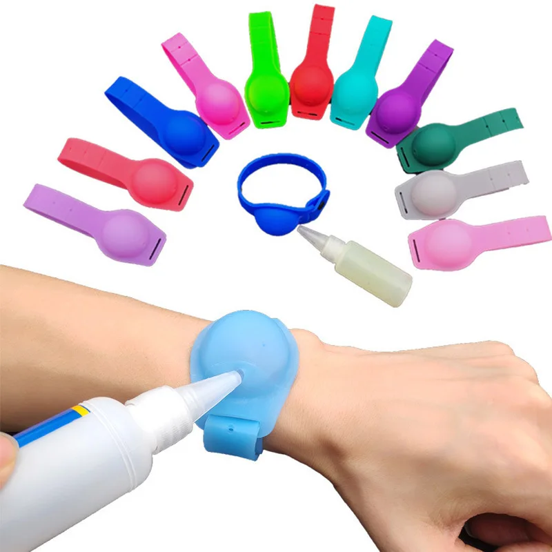 

Portable Reusable Outdoor Hand Sanitizer Perfume Disinfectant Mini Eco-friendly Silicone Dispenser Can Hold 10ML