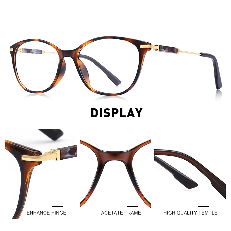 MERRYS DESIGN Fashion Women Cat Eye Glasses Frame Myopia Prescription