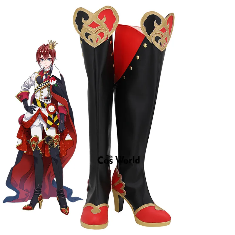 Contorto Wonderland Riddle Giochi Di Rosehearts Personalizza Stivali Con Tacchi Alti Cosplay