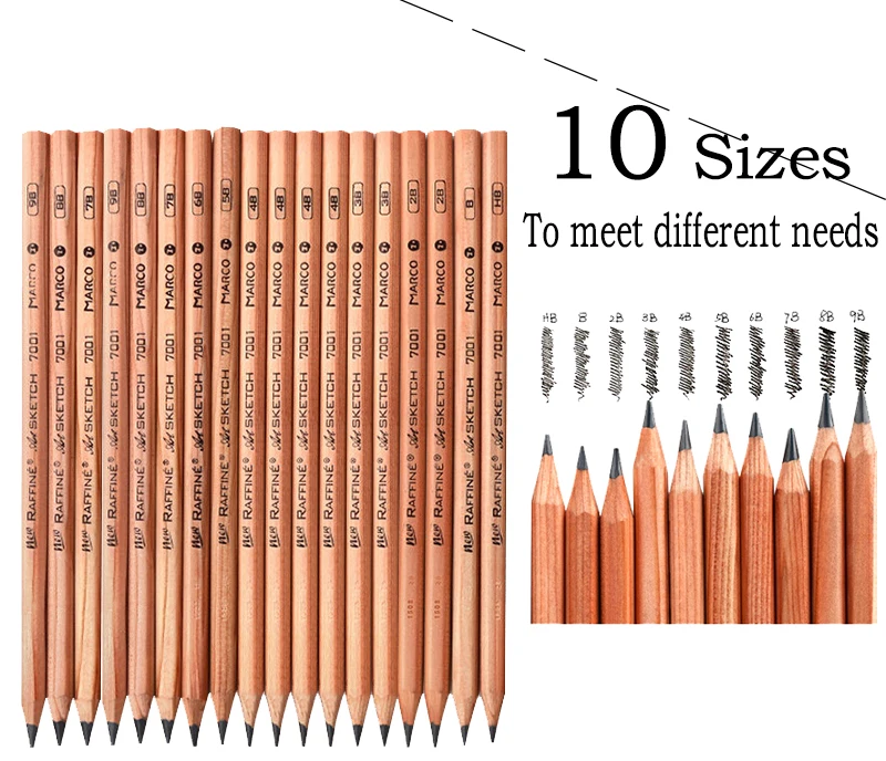 Kaufen 36 stücke Skizze Bleistift Set Professionelle Skizzieren Zeichnung Kit Holz Bleistift Bleistift Taschen Für Maler Schule Studenten Kunst Liefert