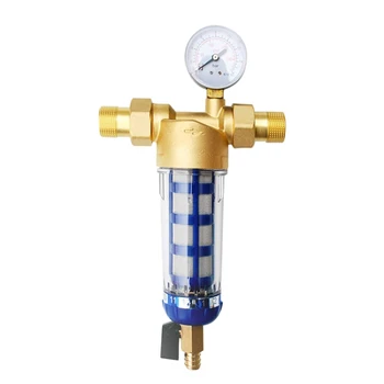 

0.5Inch Water Prefilter System Sediment Cleaning Stainless Steel Mesh Brass Water Pre Filters System Backwash Filter