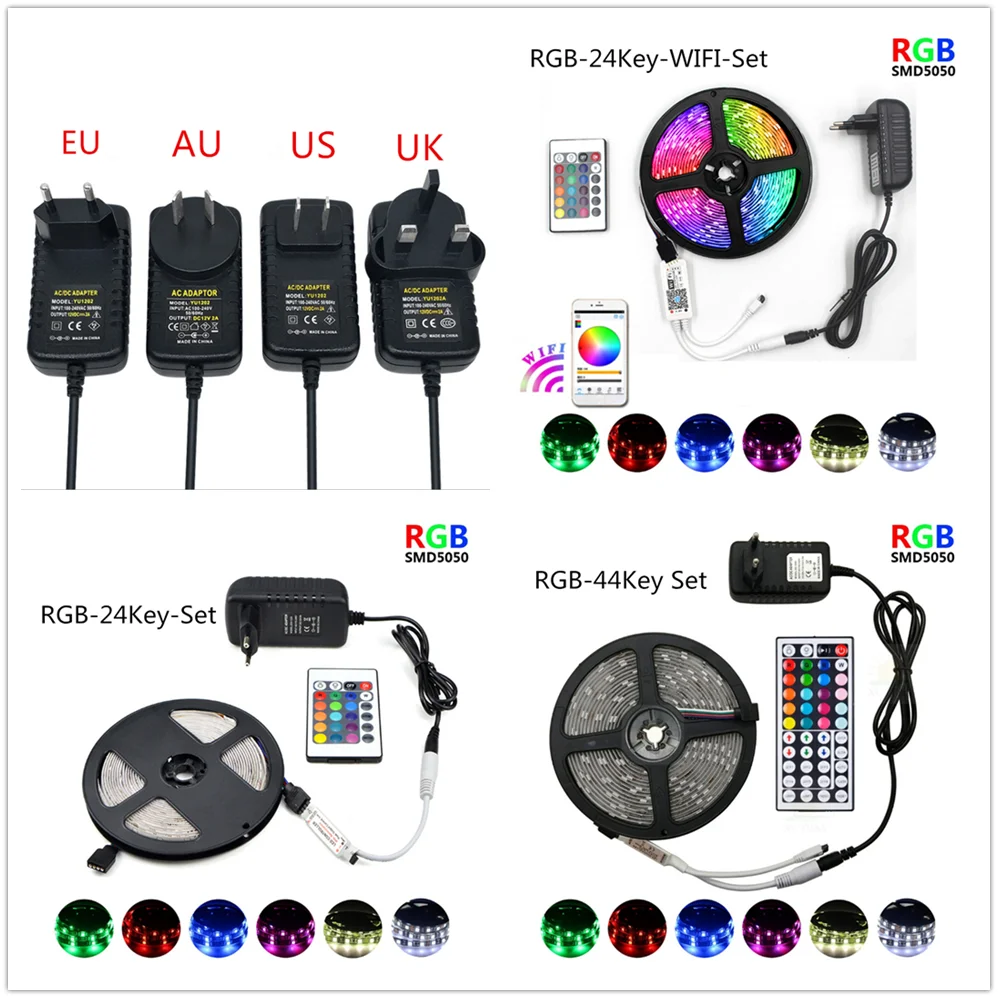 Светодиодный светильник 12 В Wi Fi RGB неоновый 5050 лента SMD водонепроницаемый для