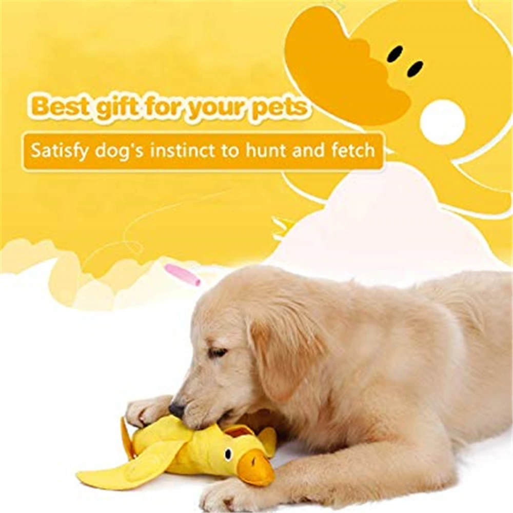 Pet игрушка мягкая собака смешная Интерактивная ткань утка собака Жевательная для утечки игрушка для еды