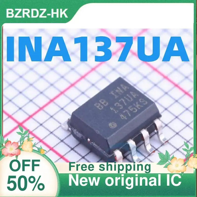 

5 шт. INA137 INA137UA SOP8 новый оригинальный IC