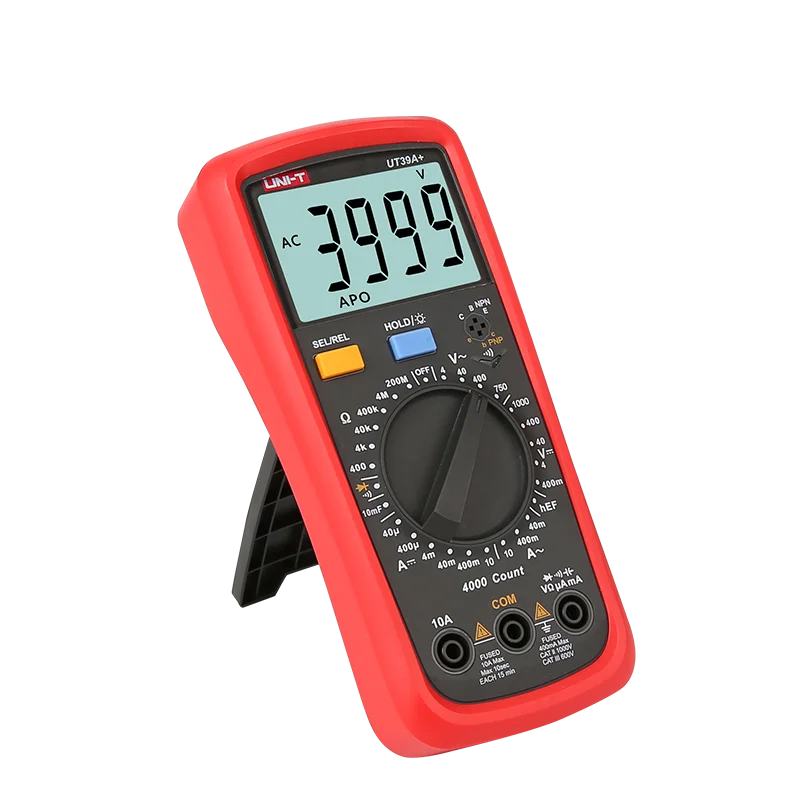 UNI-T UT39A+ Digital Multimeter Auto Range Tester Upgraded from UT39A AC DC V/A Ohm /Temp /Frequency/HFE Test