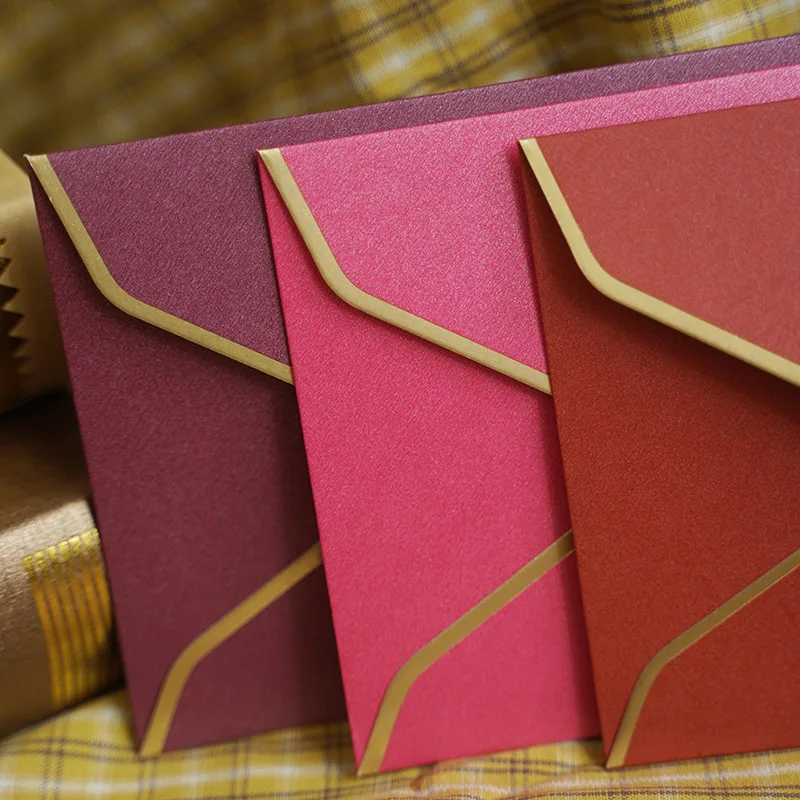  20pcs/lot #5 Envelopes Retro Pearl Paper Envelopes Wedding Party Invitation Greeting Cards Gift Dro