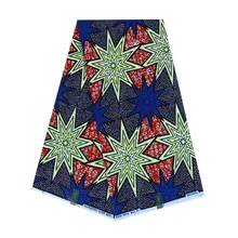 Хлопок Голландский Воск Принт Ткань 6 ярдов Высокое качество Африканский Анкара ткань для свадебного платья