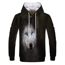 Горячая животных Волк 3D печатных удобные hoodiee Мода для мужчин и женщин толстовка уличный красивый с капюшоном индивидуальная одежда
