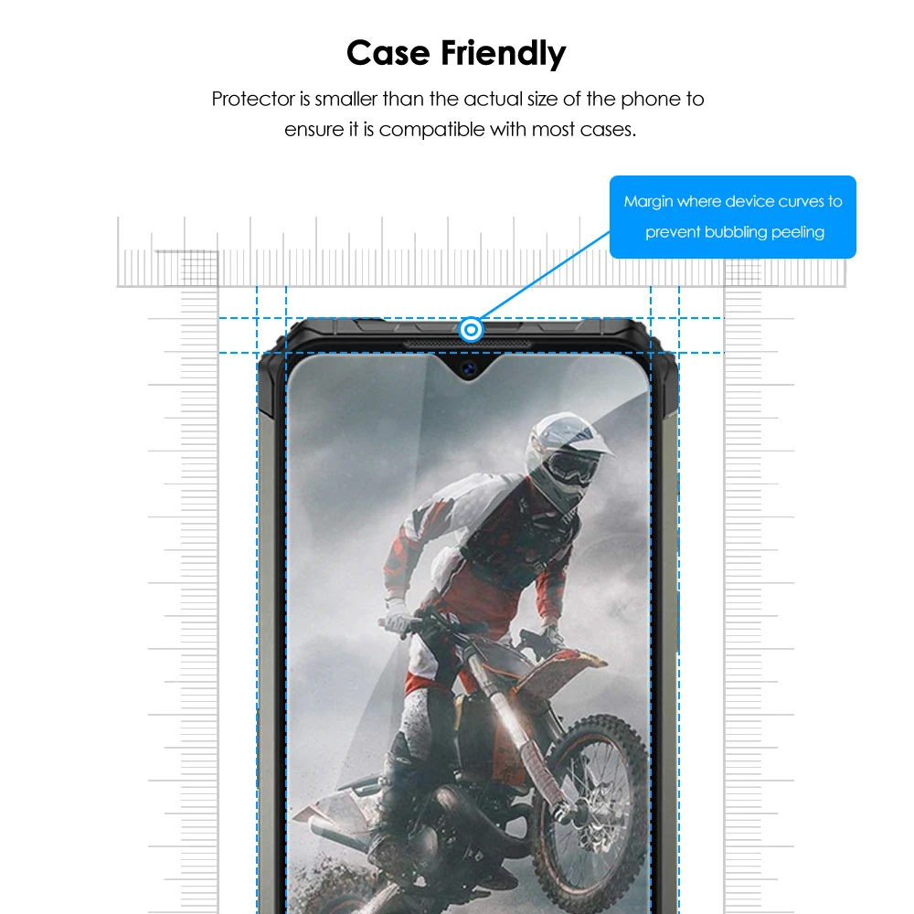 4Pcs Phone Screen Shield Protector For Ulefone Armor 7 X3 Tempered Glass 9H Ultra Clear For Ulefone Note 7 Anti-Scratch