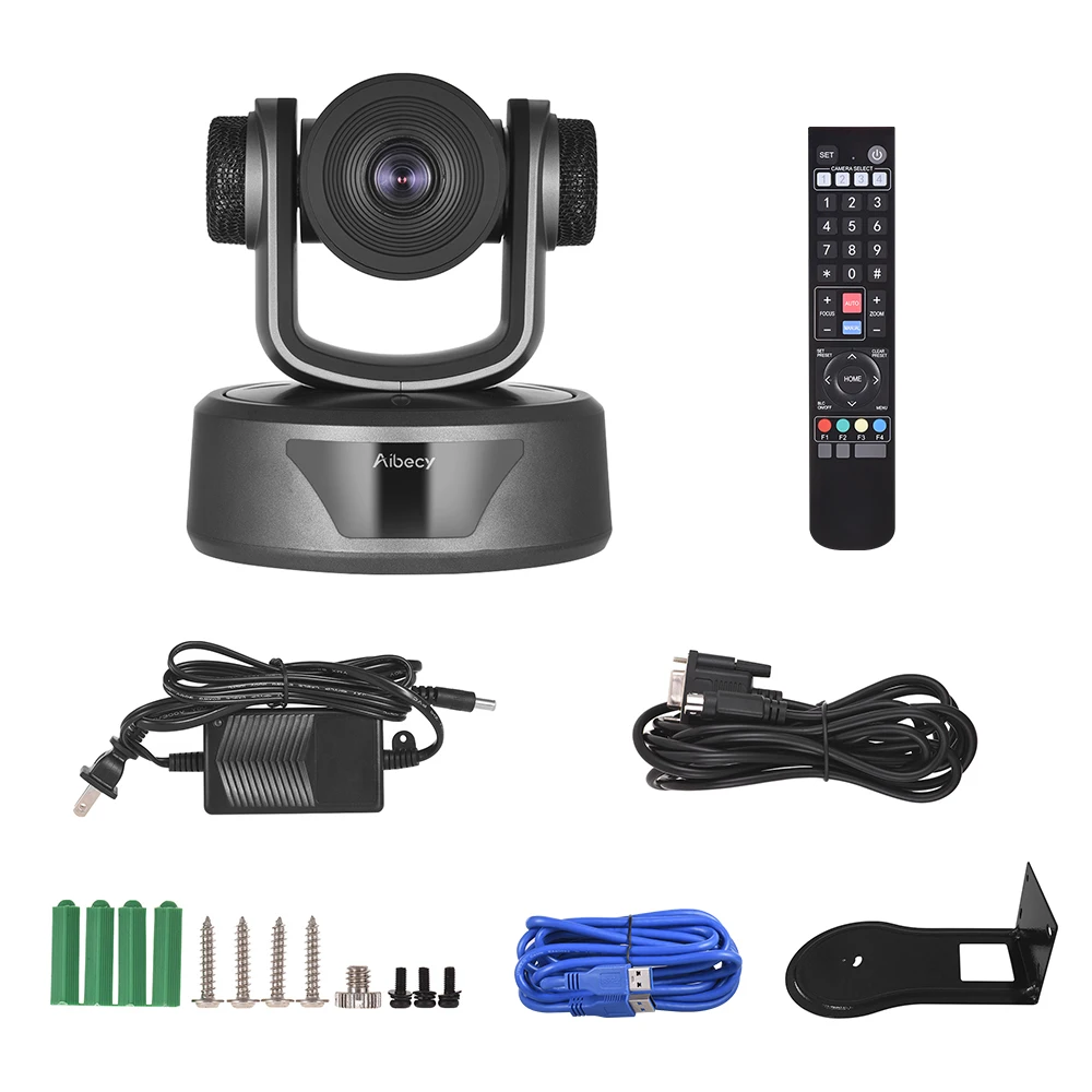 Aibecy HD видео конференц камера Full HD 1080P Авто 20X оптический зум с 3,0 USB веб-кабель дистанционное управление