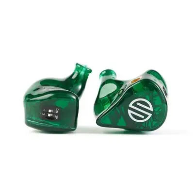 Emerald BGVP ArtMagic DH3 2 сбалансированные арматуры 1 Динамический драйвер CustomizableHIFI наушники в ухо Мониторы MMCX интерфейс наушники - Цвет: Emerald