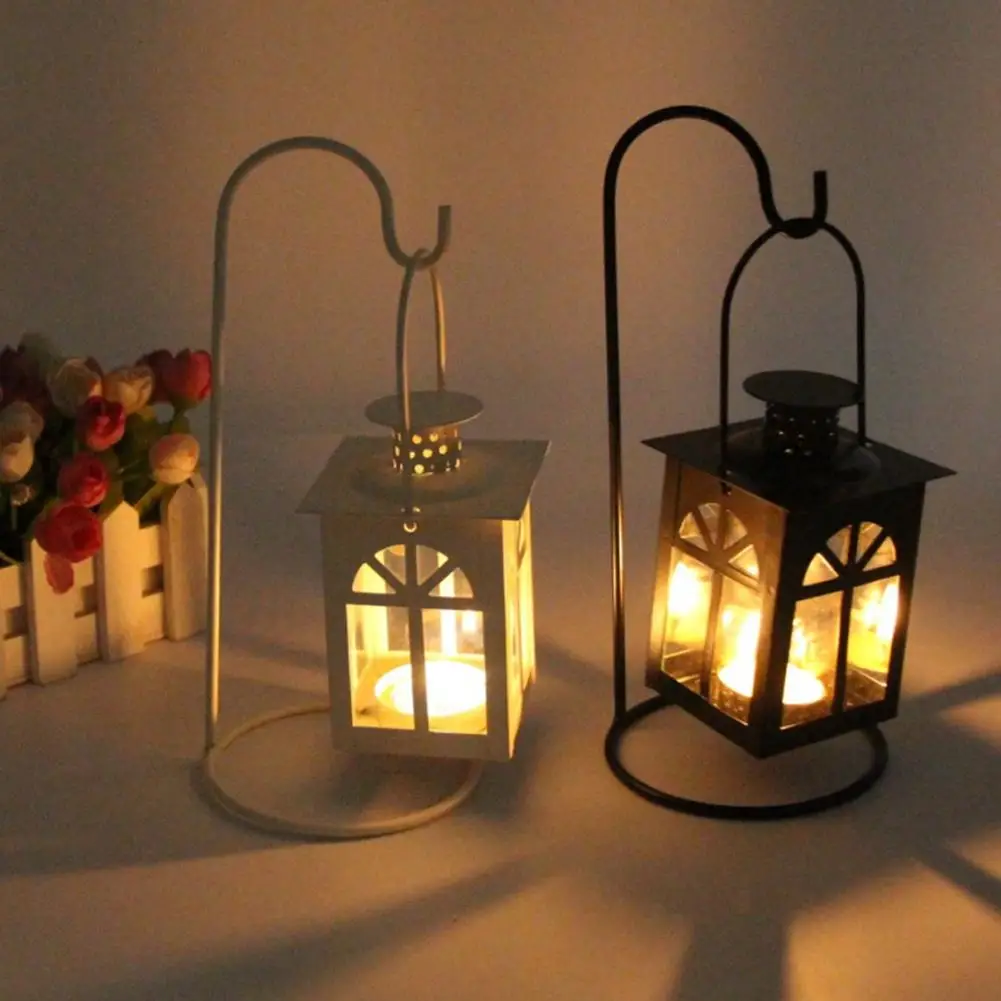 Classical Metal Candlestick Iron House Shape Candle Holder Stand Bracket Decor Home Wedding Decoration подсвечник | Дом и сад