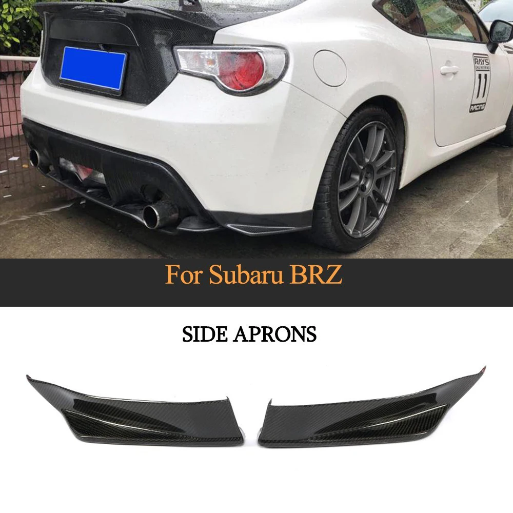 Carbon Fiber Front Bumper Lip Splitters for Subabu BRZ Base TS Sport-tech Limited Premium 2 Door Coupe