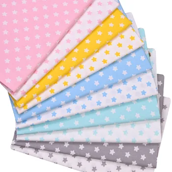 

160cm*50cm Multicolor star baby kids Cotton Fabric Printed Cloth Sewing Quilting bedding pillow apparel dress patchwork fabric
