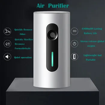 

Lightweight Air Sterilizer Portable Air Purifier Disinfection Machine Remove Formaldehyde For Home And Car