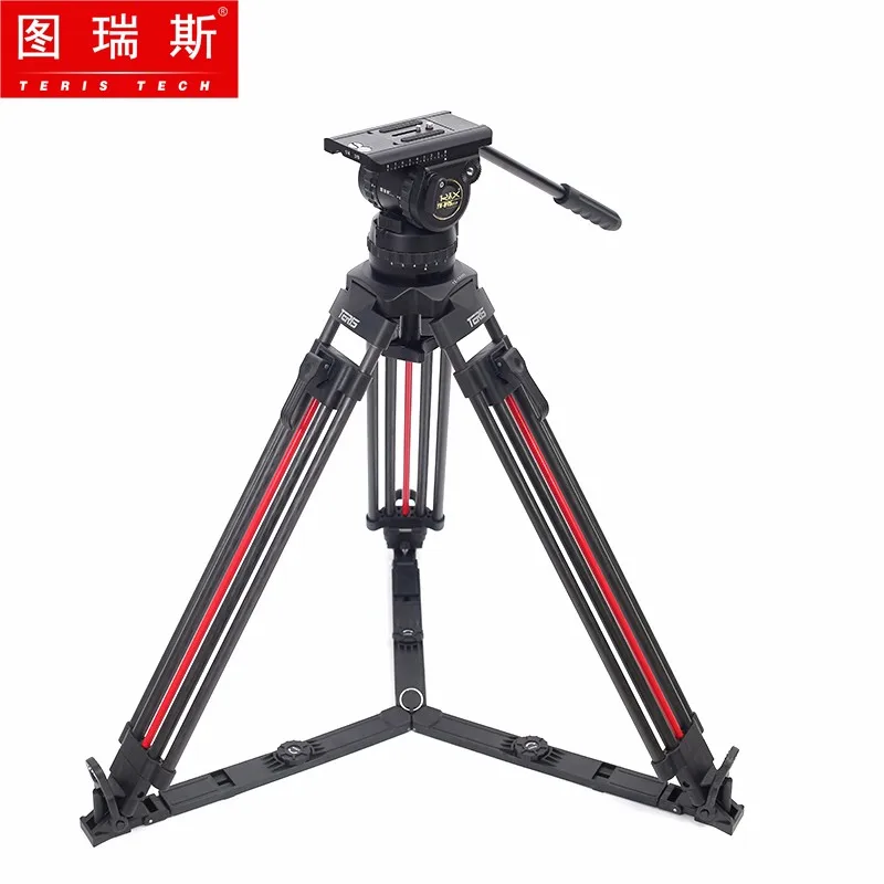 Трипод для видеокамеры TRIX TERIS TX-V12T Plus-Q штатив из углеродного волокна с жидкостной